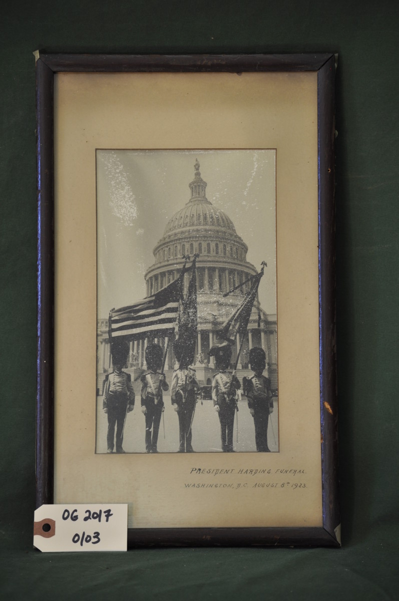 Five Old Guardsmen at President Harding's Funeral, Washington, D.C. 