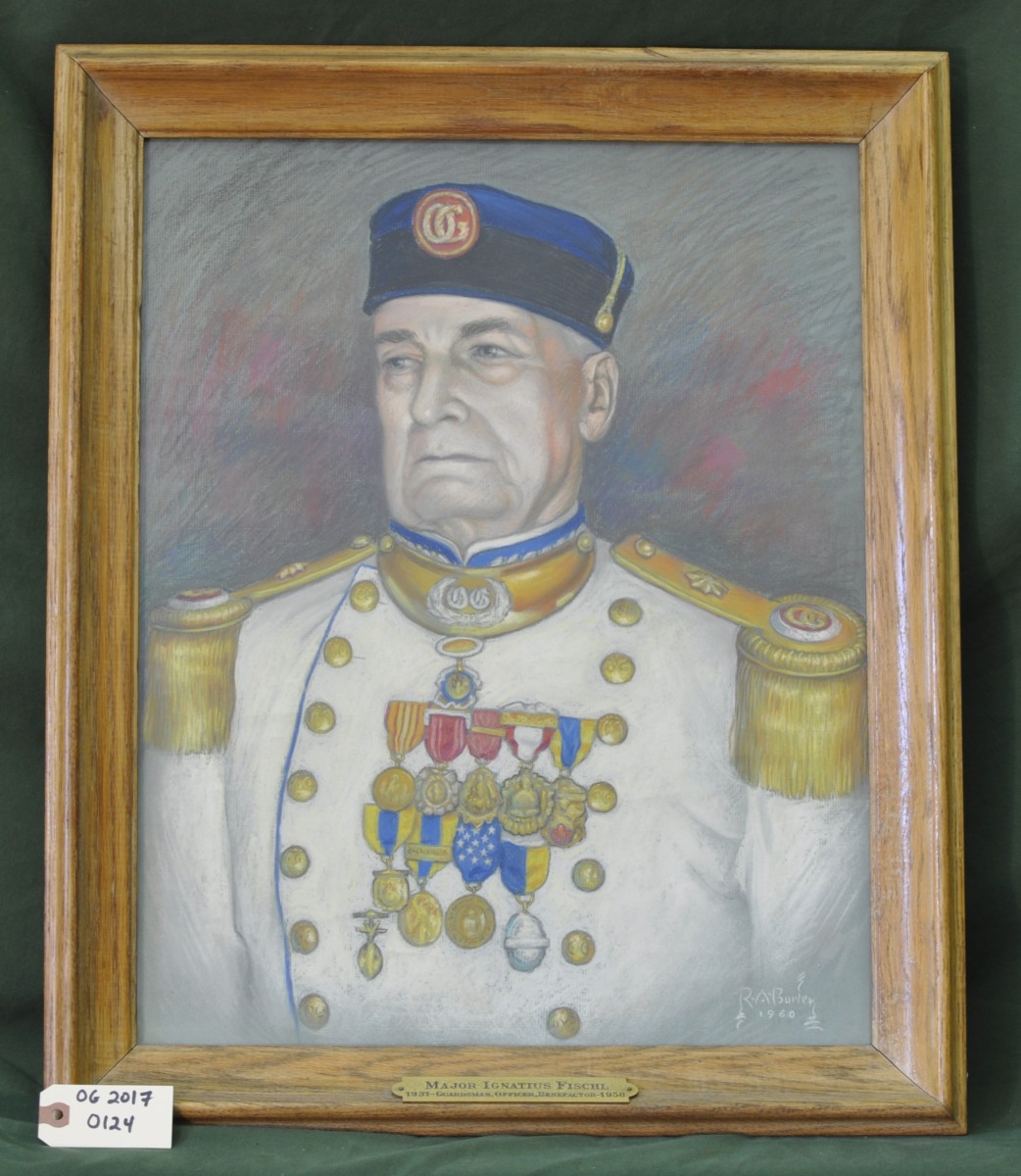 Portrait of Major Ignatius Fischl by R.A. Burley 