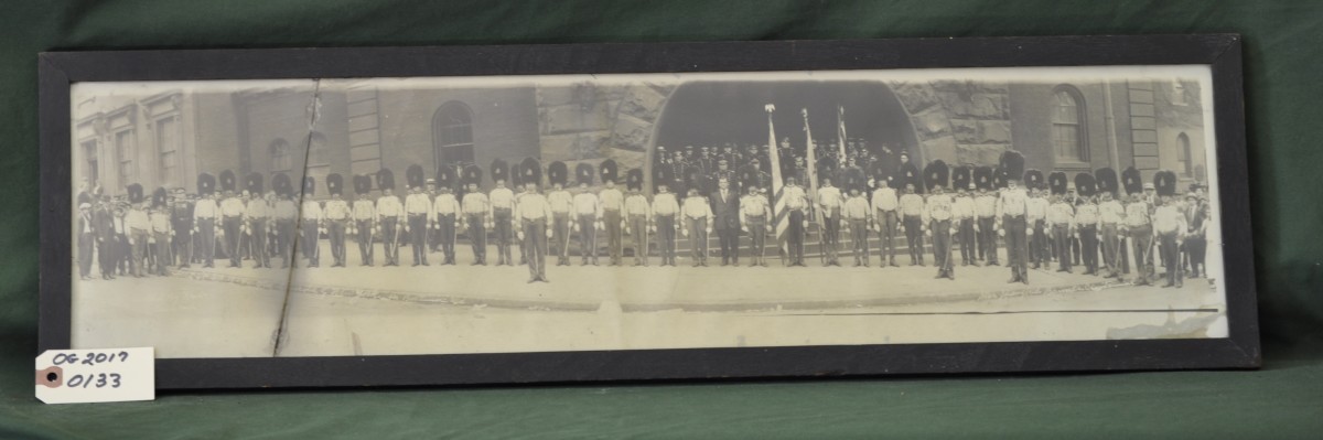 Old Guard in Front of an Archway 