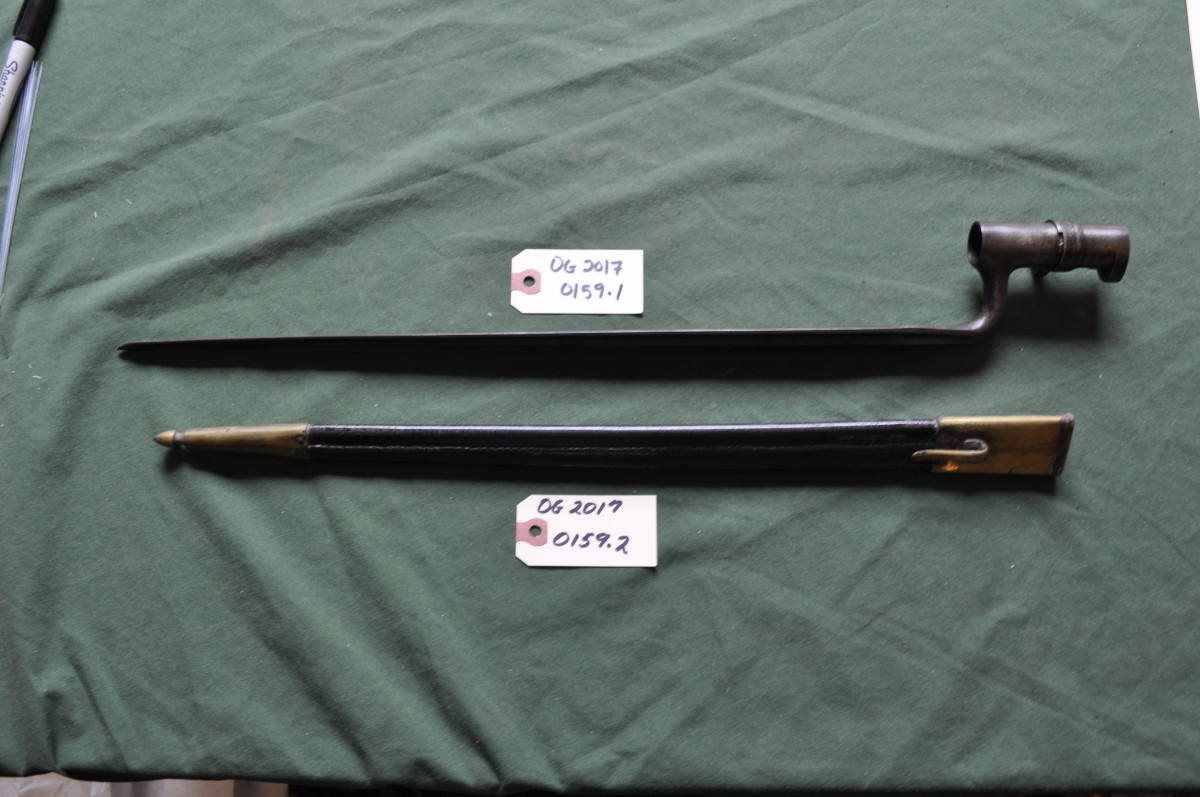 Bayonet With Scabbard 