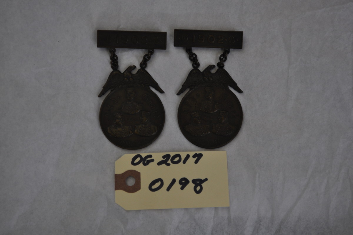 Two Old Guard Shooting Medals 