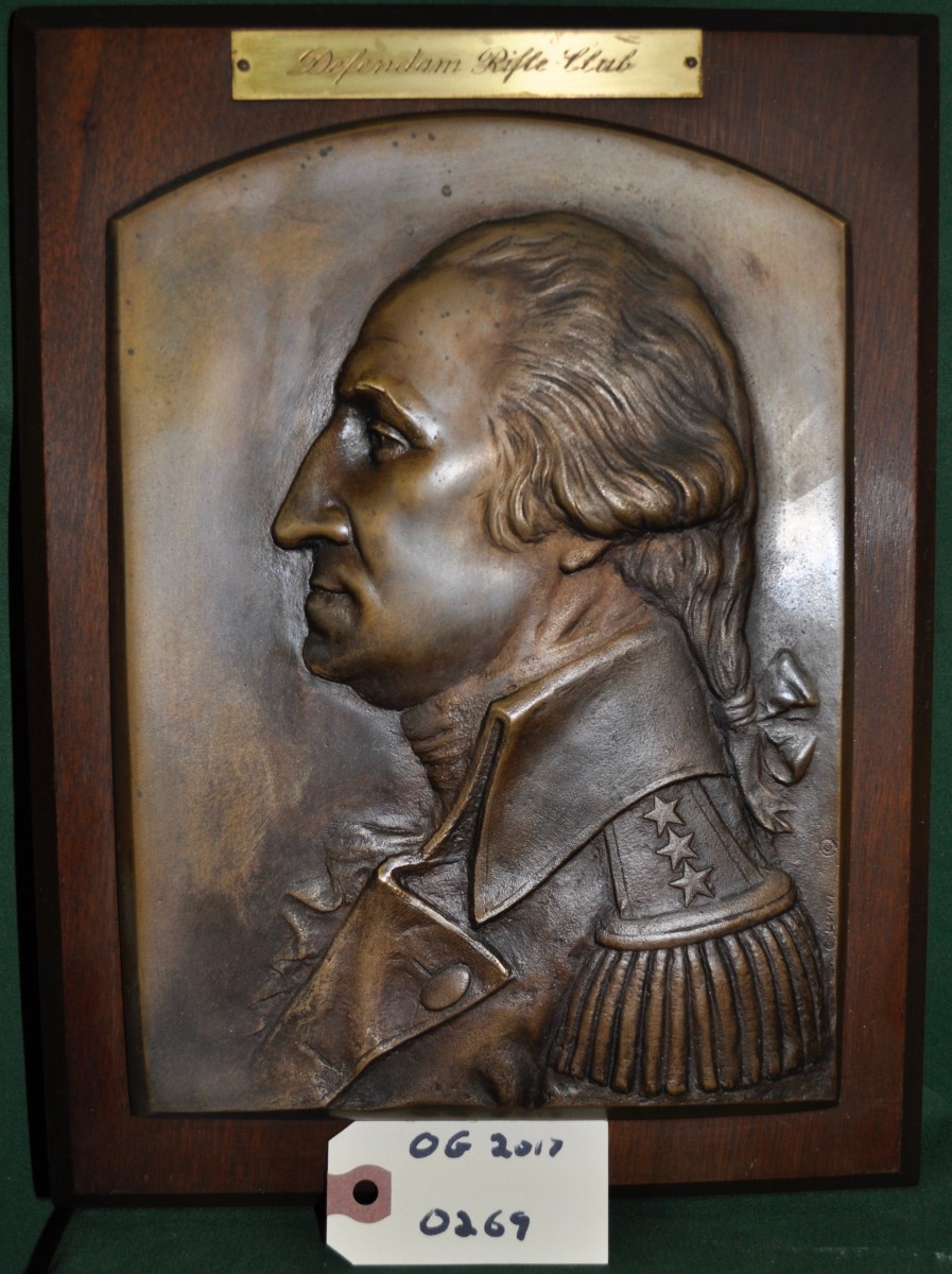 Plaque of George Washington (Defendam Rifle Club) 