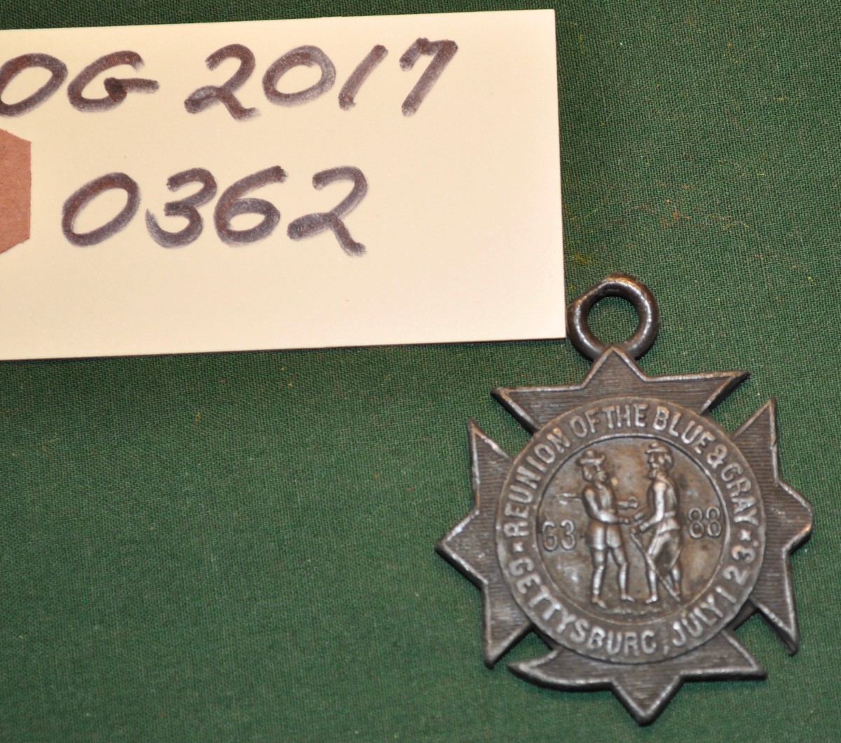 Gettysburg 25th Anniversary Reunion Medal  