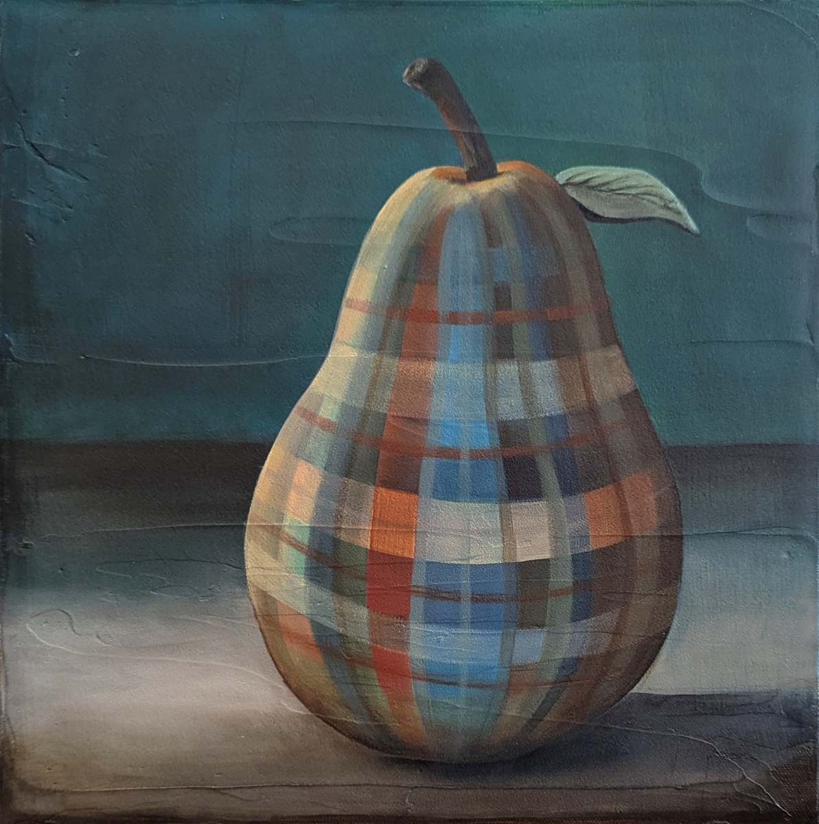 Plaid Pear by Angeline Collier, Image 2.