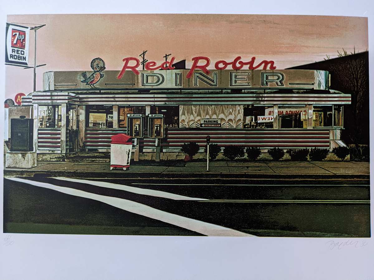 Red Robin by John Baeder, Image 1.