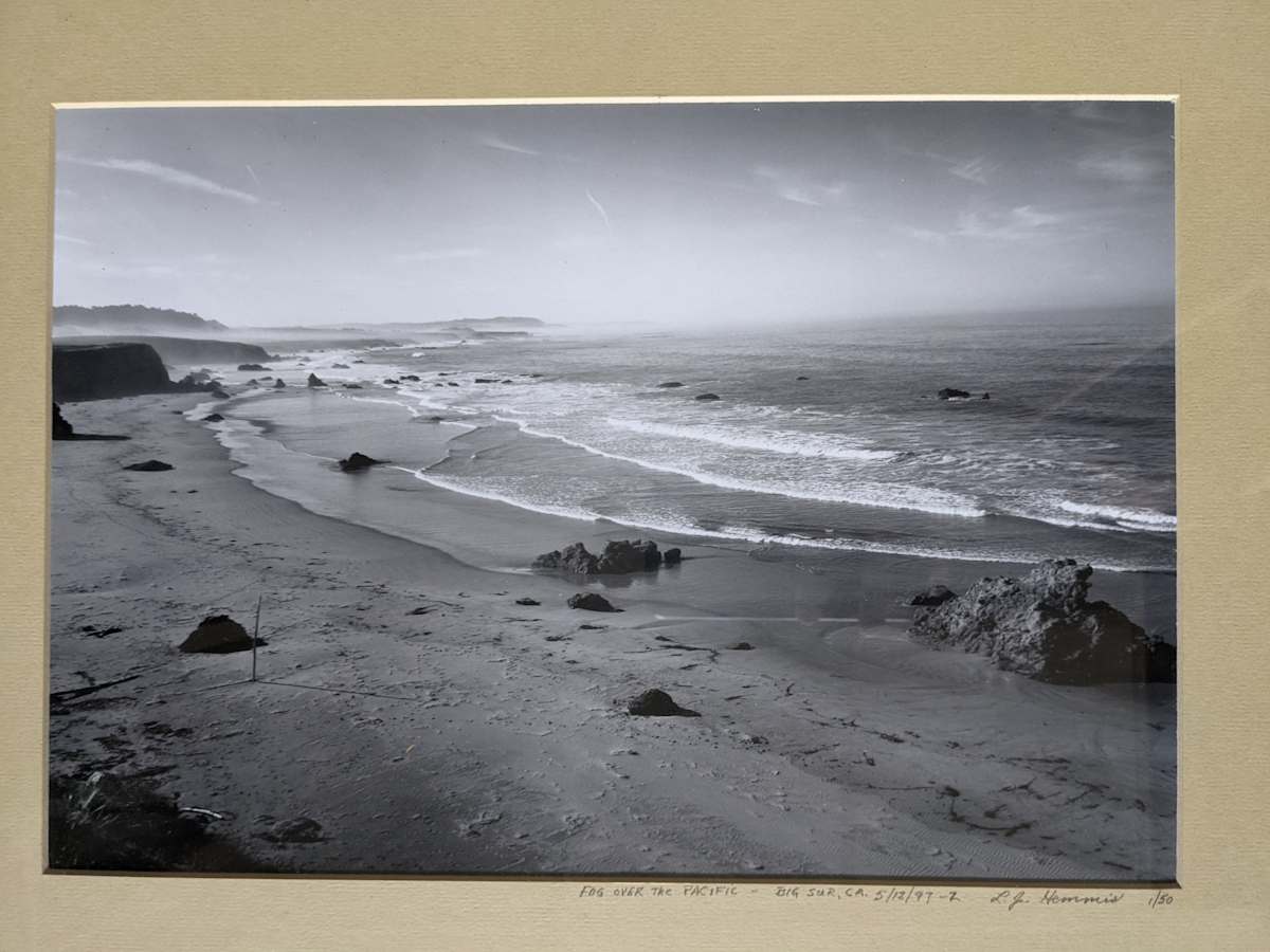 Fog over the Pacific - Big Sur, CA by L.J. Hemmis 