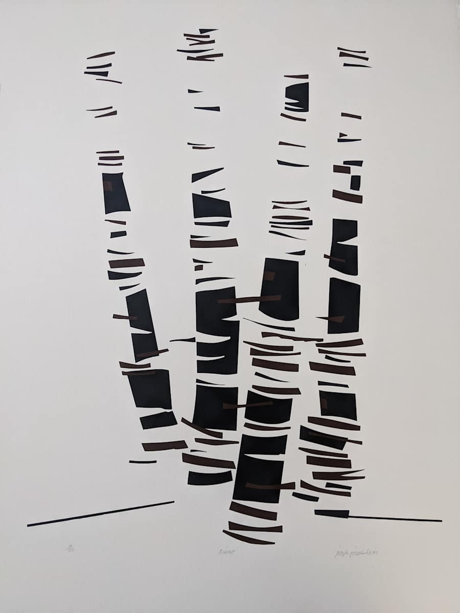 Birches by Joseph Pizzat 