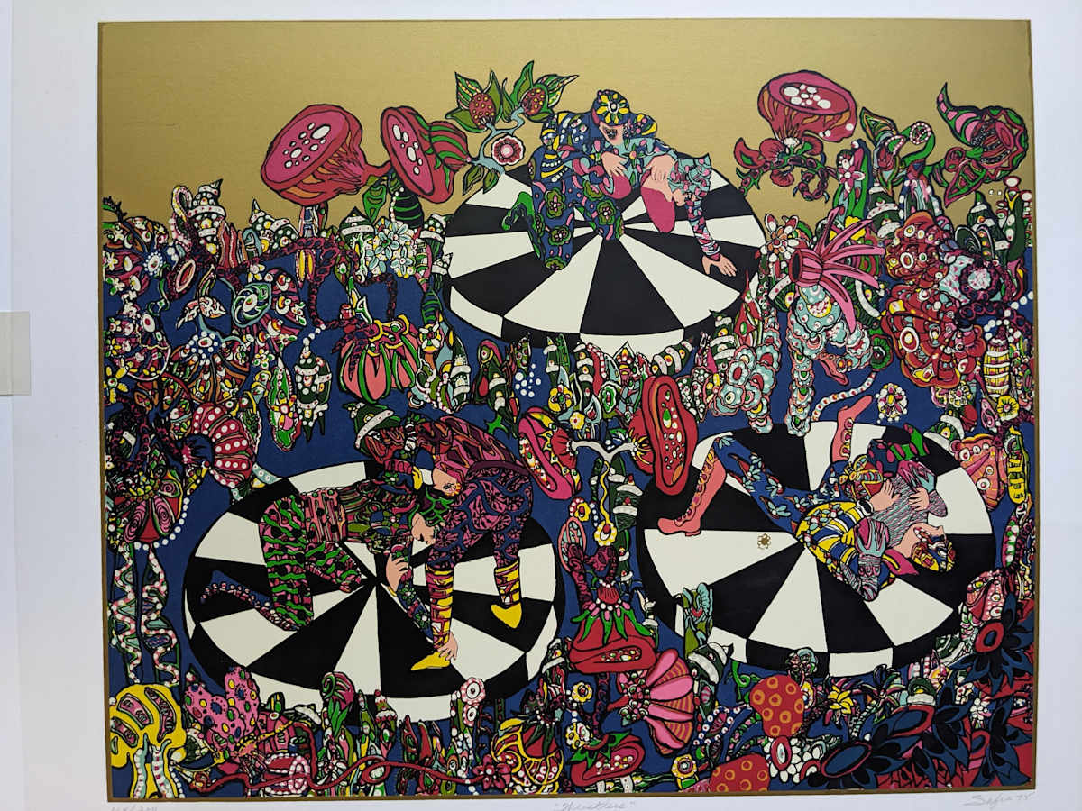 Wrestlers by Ellen Safra 