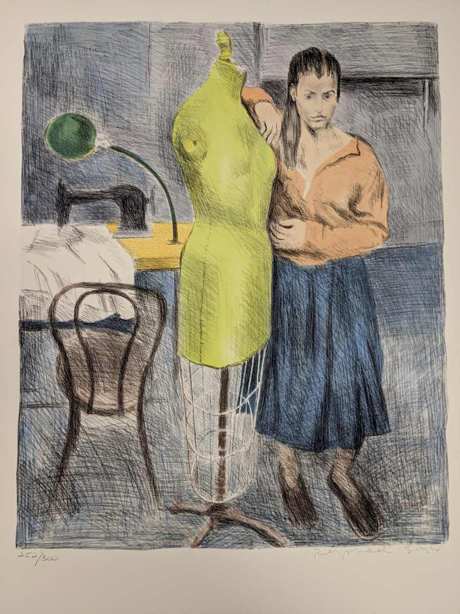 Seamstress I by Raphael Soyer 