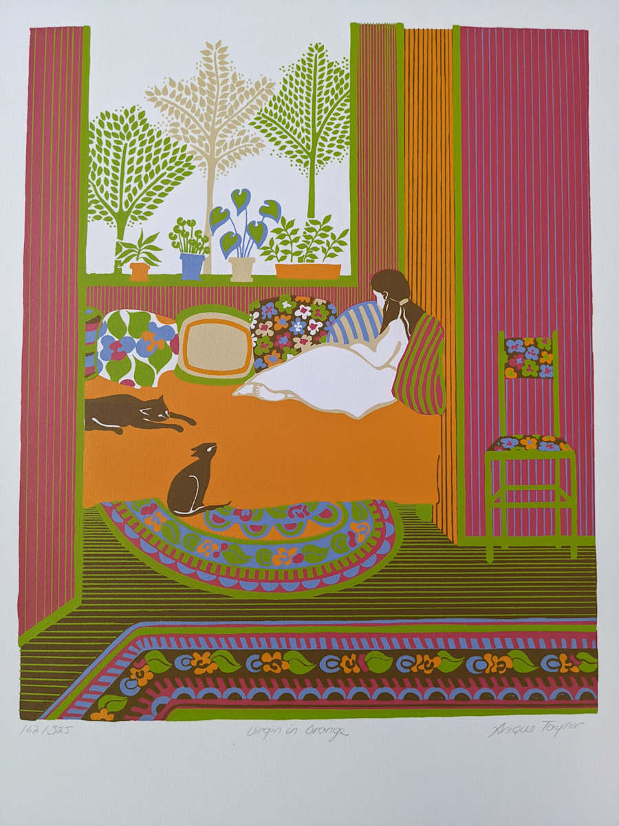 Virgin in Orange by Anique Taylor, Image 1.