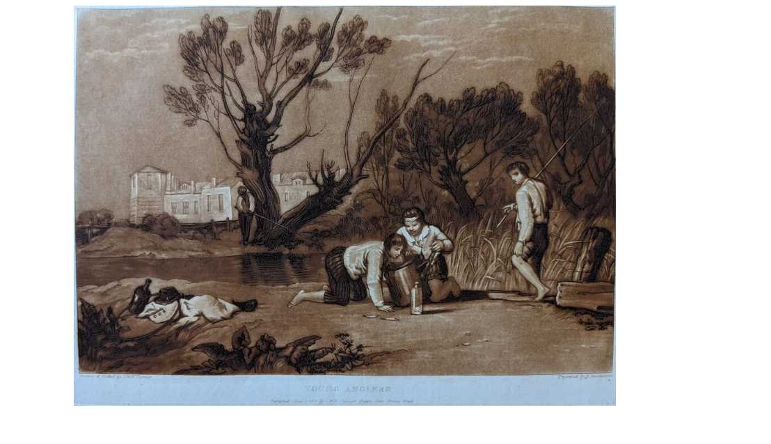 Young Anglers by (after) John M. W. Turner, Image 1.
