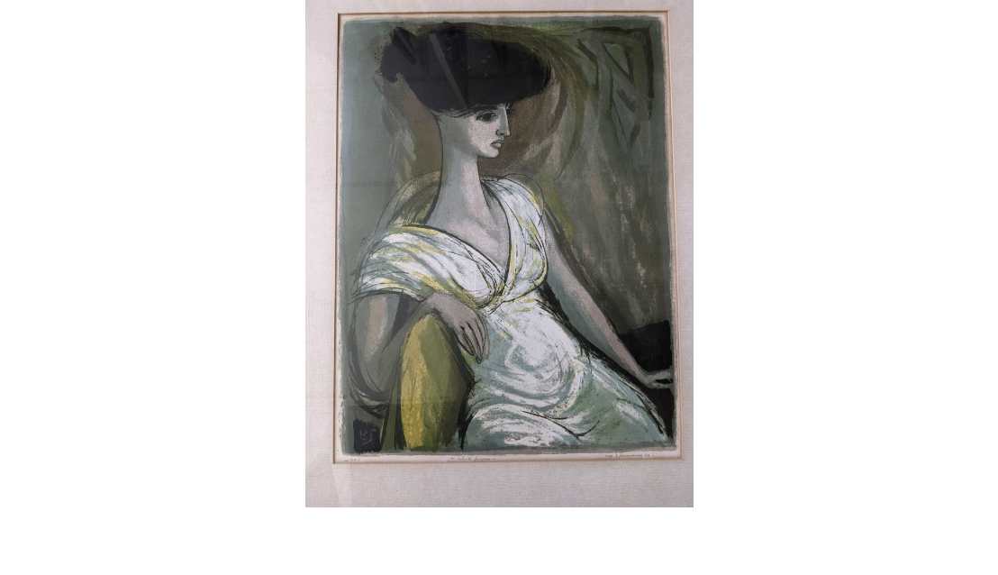 White Figure by Benton Spruance, Image 1.