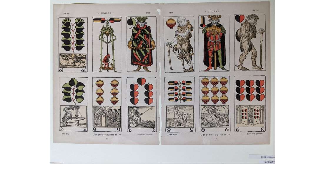 Jugend Spielkarten by Julius Dies, Image 1.