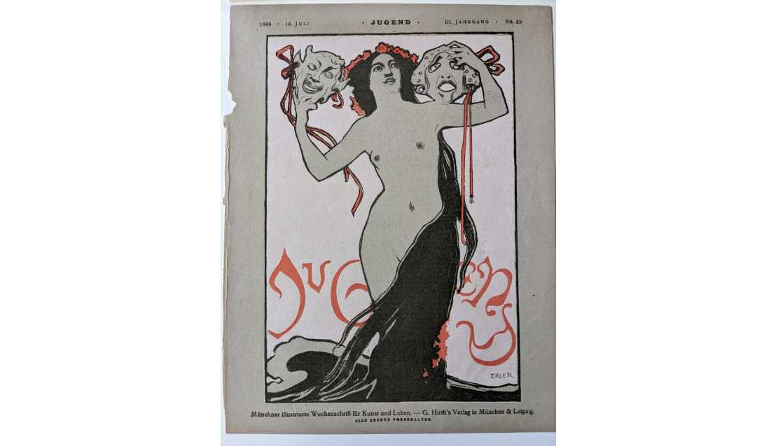 Jugend, Juli 1898 cover by Fritz Erler, Image 1.