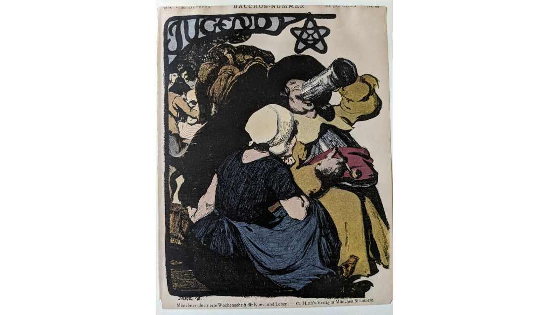 Bacchus (Jugend magazine) by Angelo Jank, Image 1.