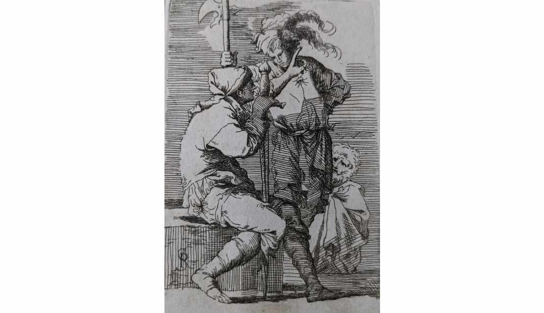Soldier (-Figurine) by Salvator (Attributed to) Rosa, Image 1.
