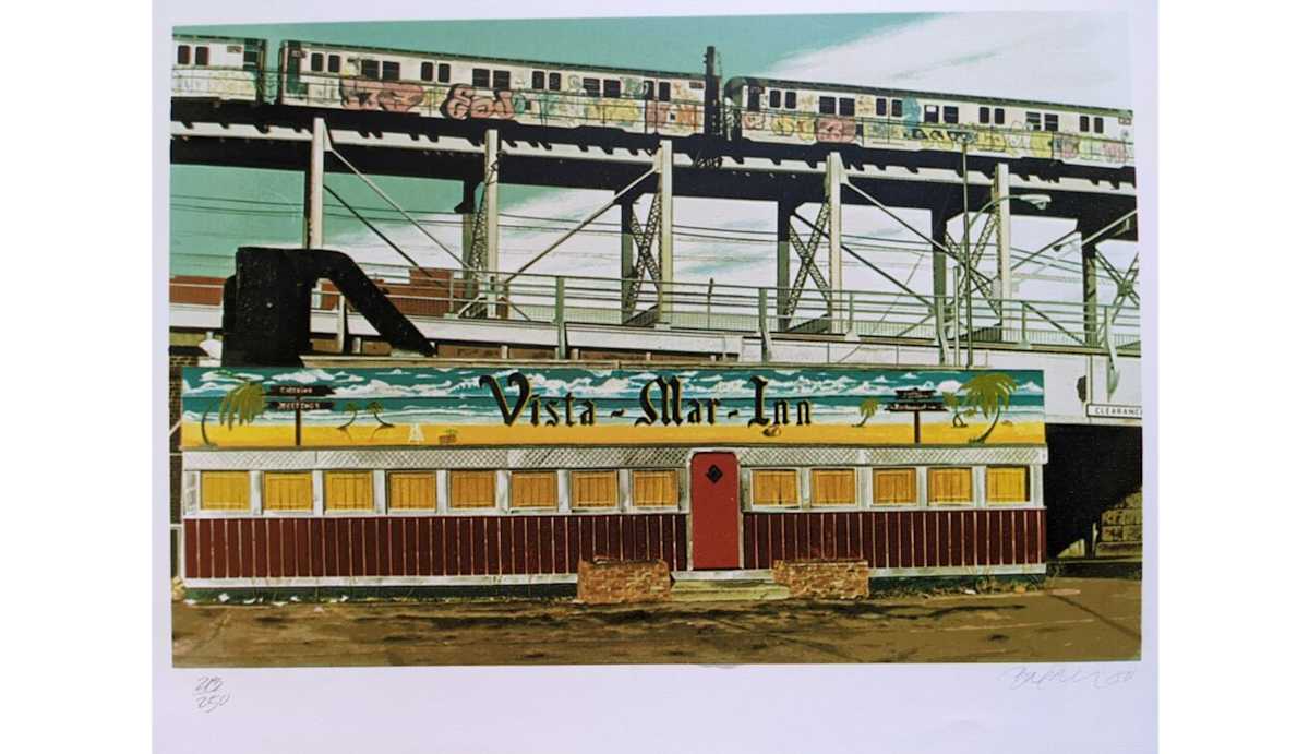 Vista Mar Inn by John Baeder, Image 1.