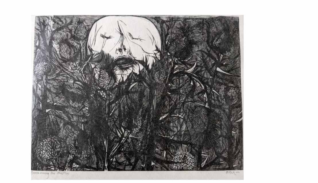 Death Among the Thistles by Leonard Cohen, Image 1.