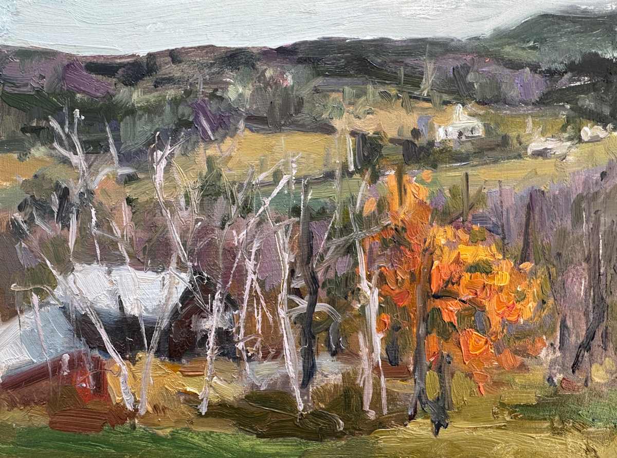 View from Pomfret, VT by Sara Rae 