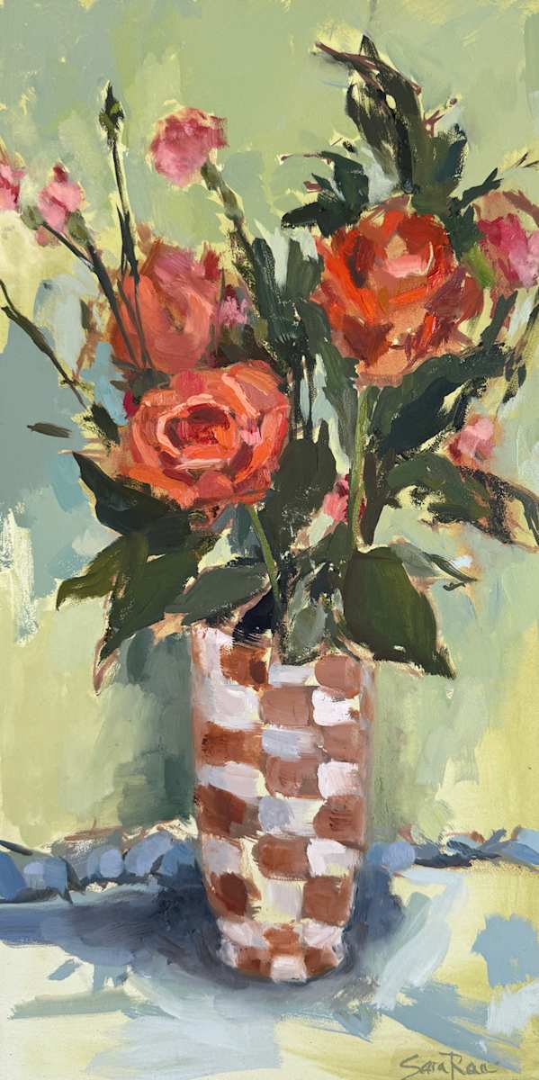 Roses and Carnations by Sara Rae, Image 1.