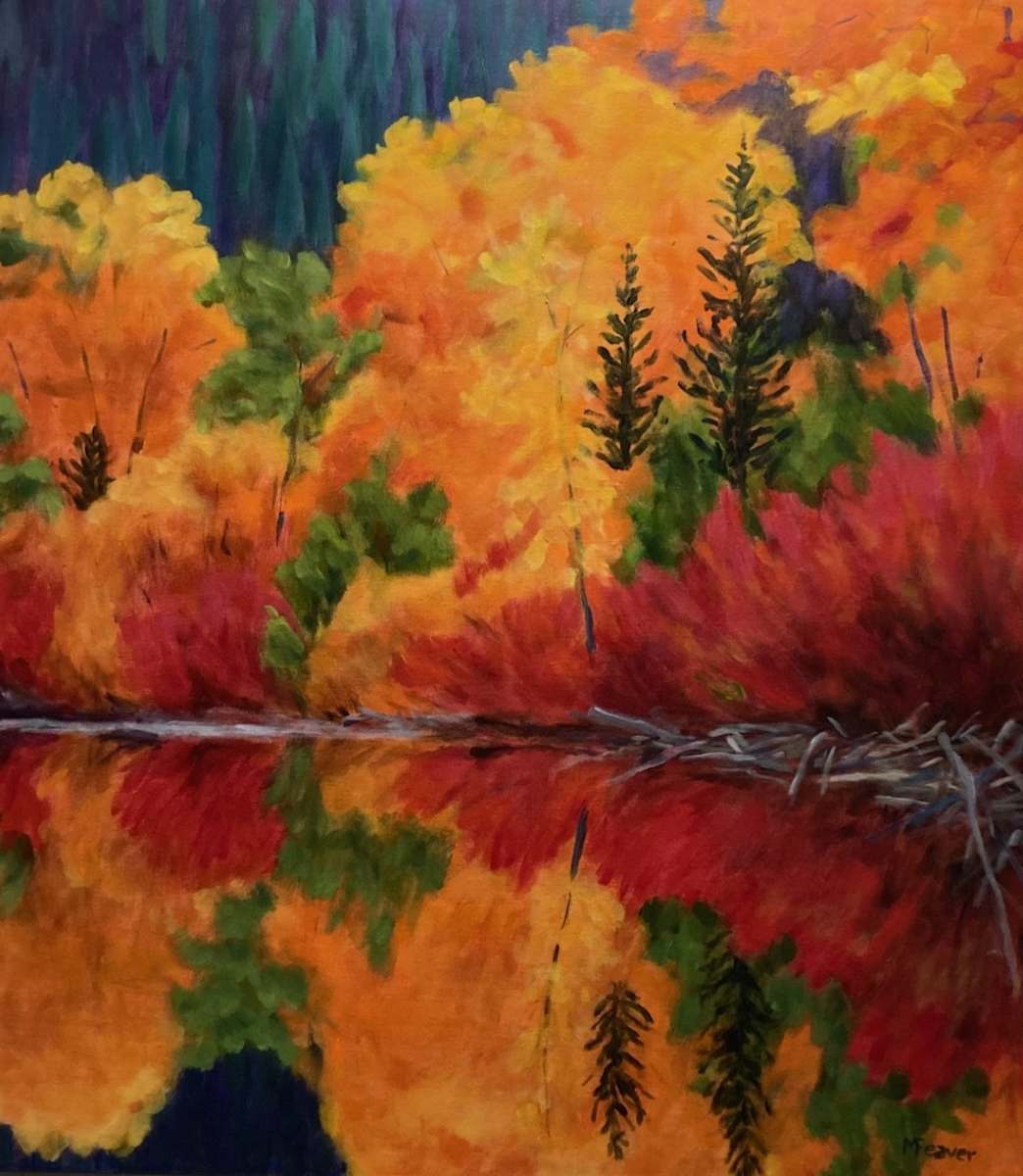 L’abri du castor/ The Beaver Hut (Non disposition pour vente / Not for sale) by Marianne Feaver 