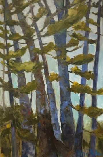 Bouleau bleu/ Blue Birch by Erin Thibault 