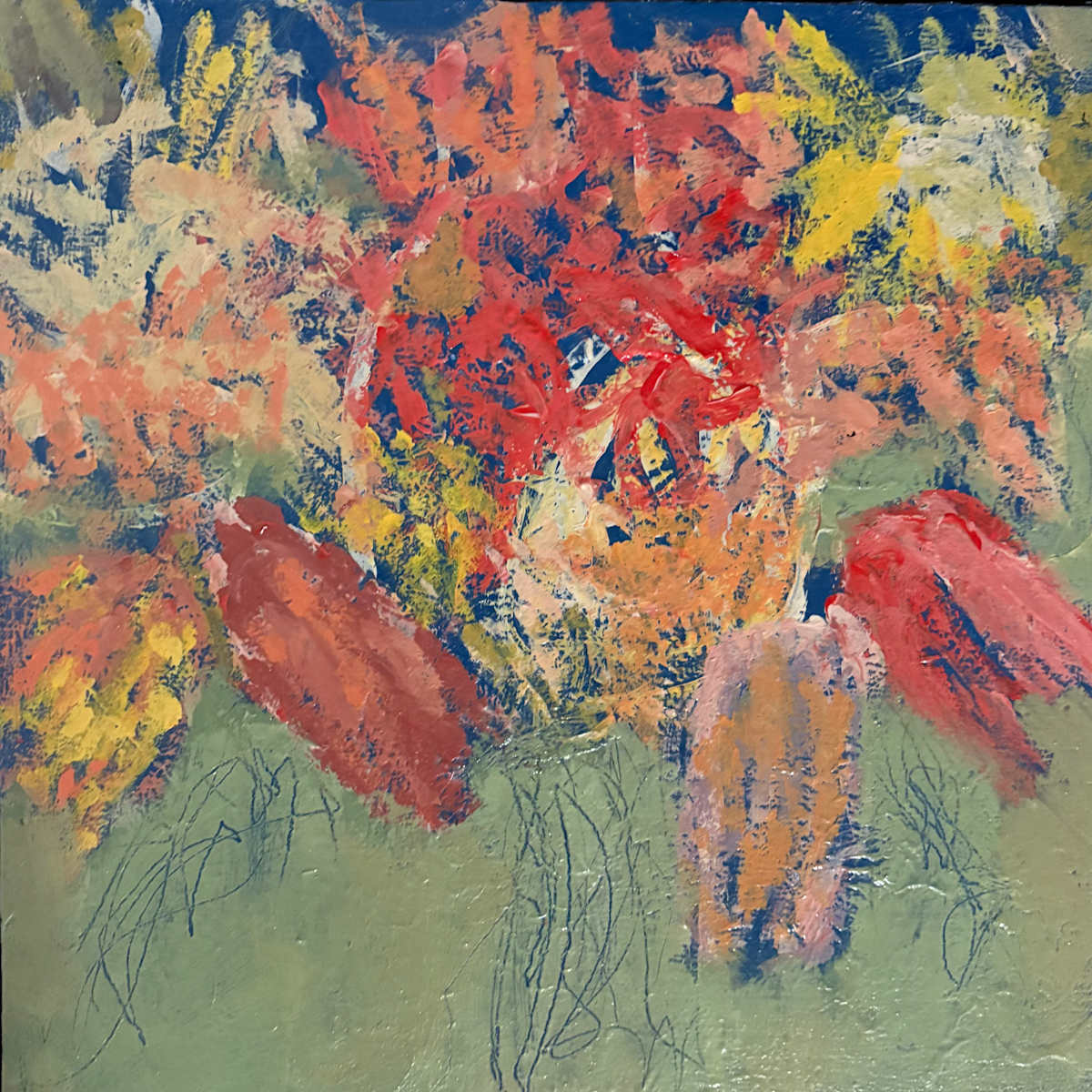 Sous le voile bleu / Under the blue veil by Karen Wynne Mackay, Image 1.