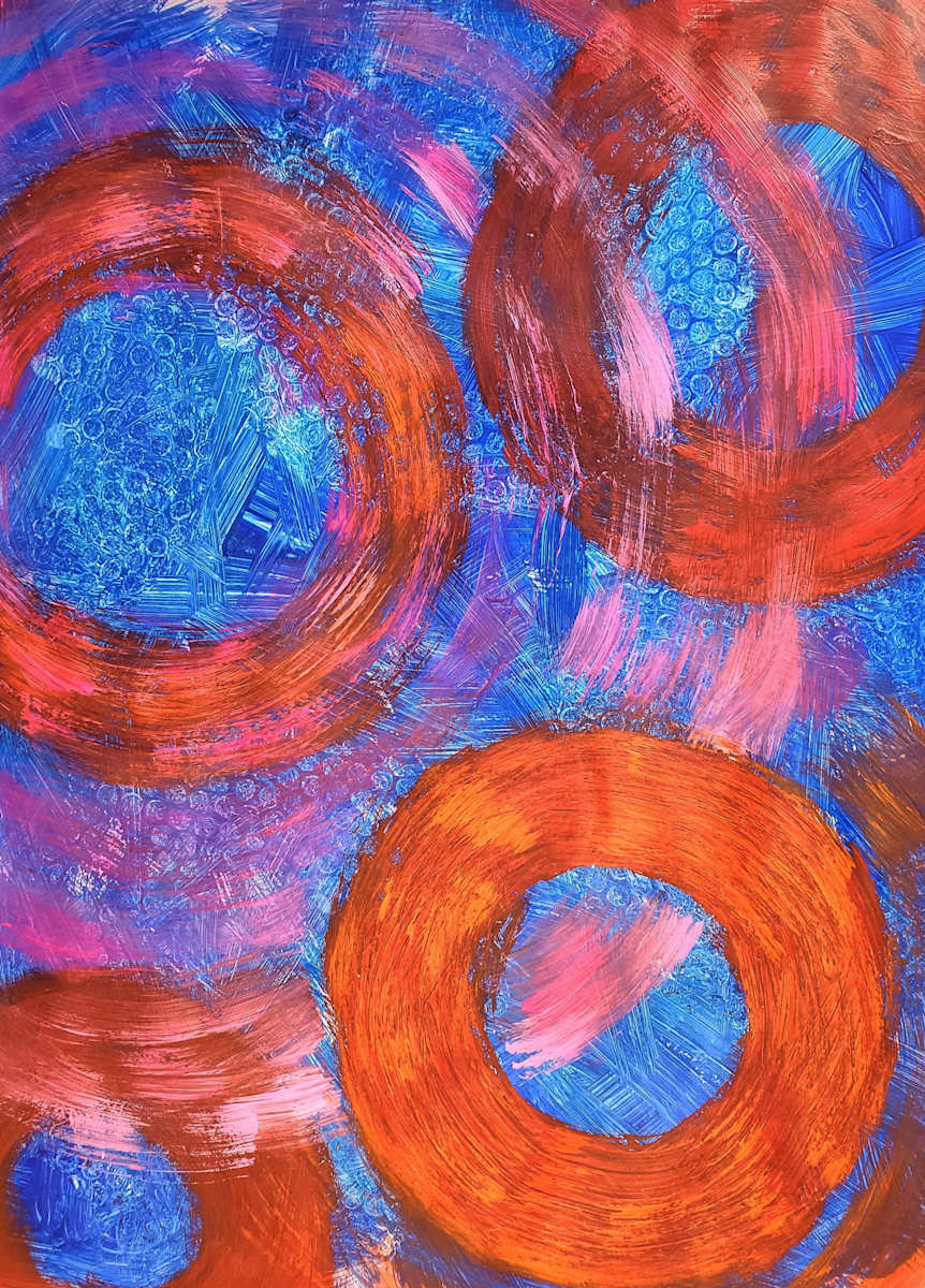 Psychedelic Donuts 05 (Chalk Dust Torture, 10/21/14, Santa Barbara, CA) by Rachel Wilsey, Image 11.