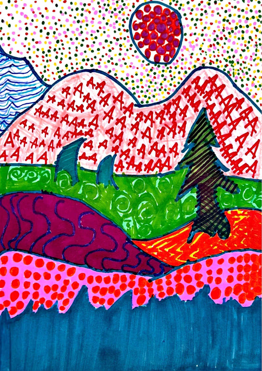 Patterned Landscape by Alfredo, Image 1.
