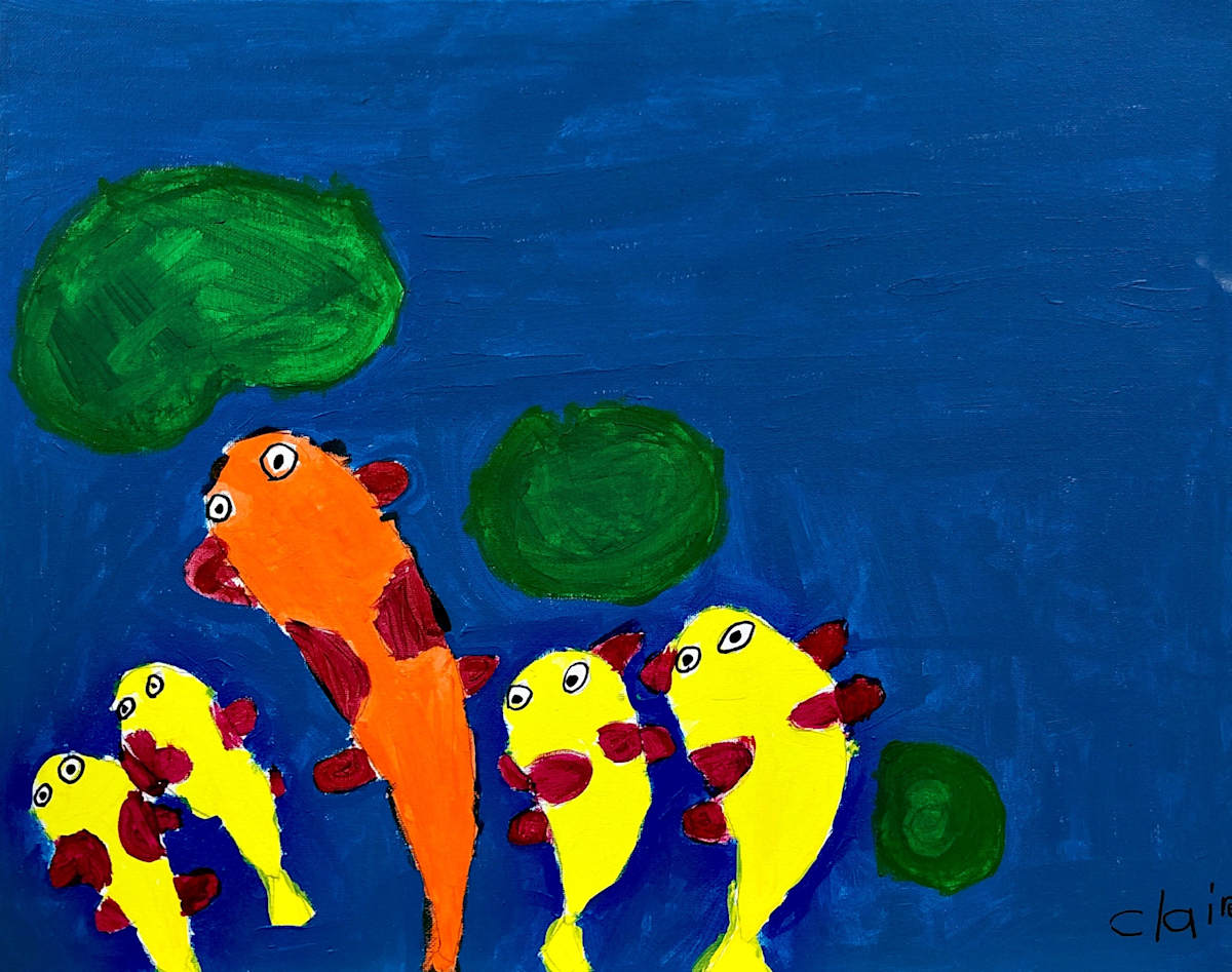 Koi Pond by Claire 