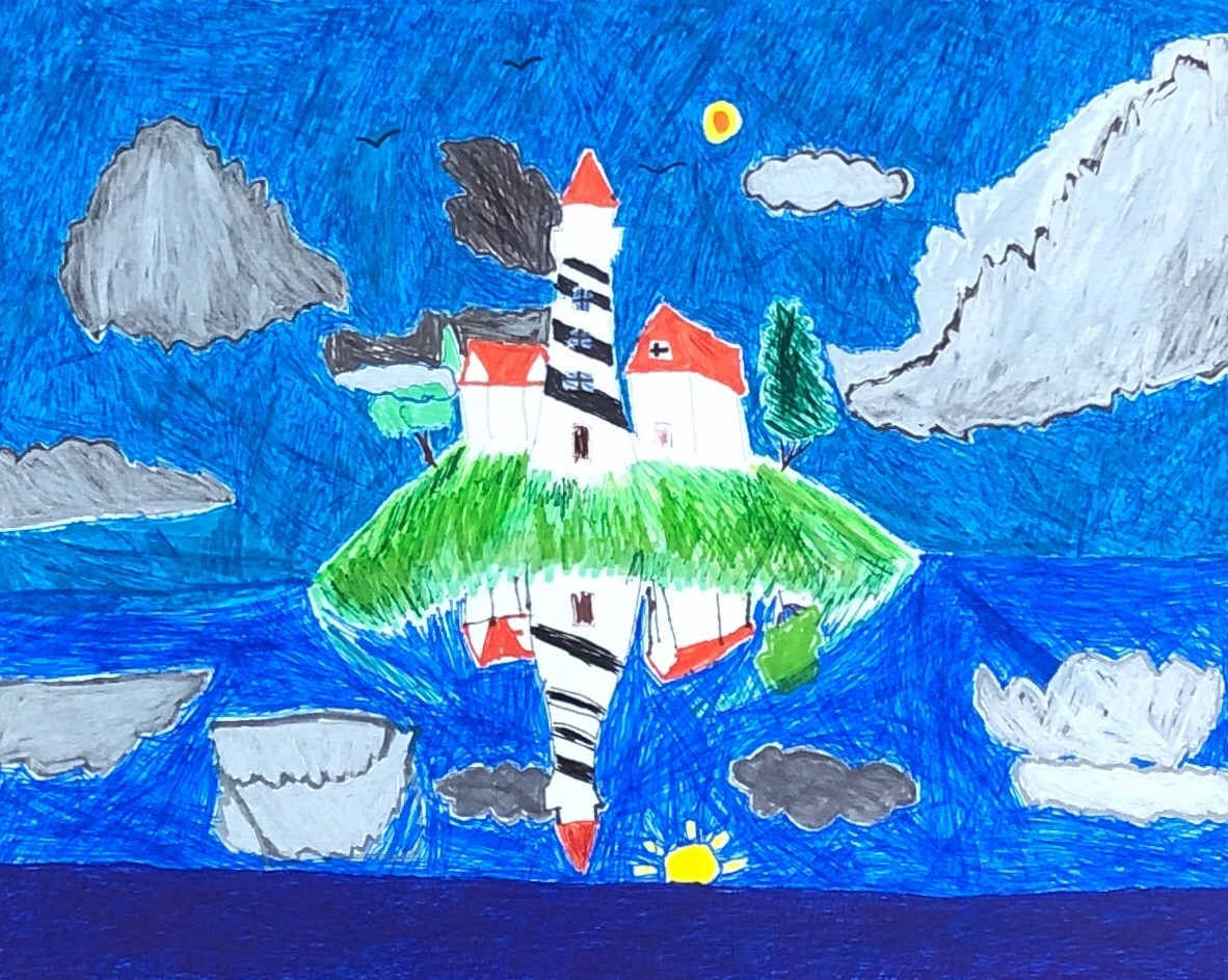Lighthouse Reflection by Evan, Image 1.