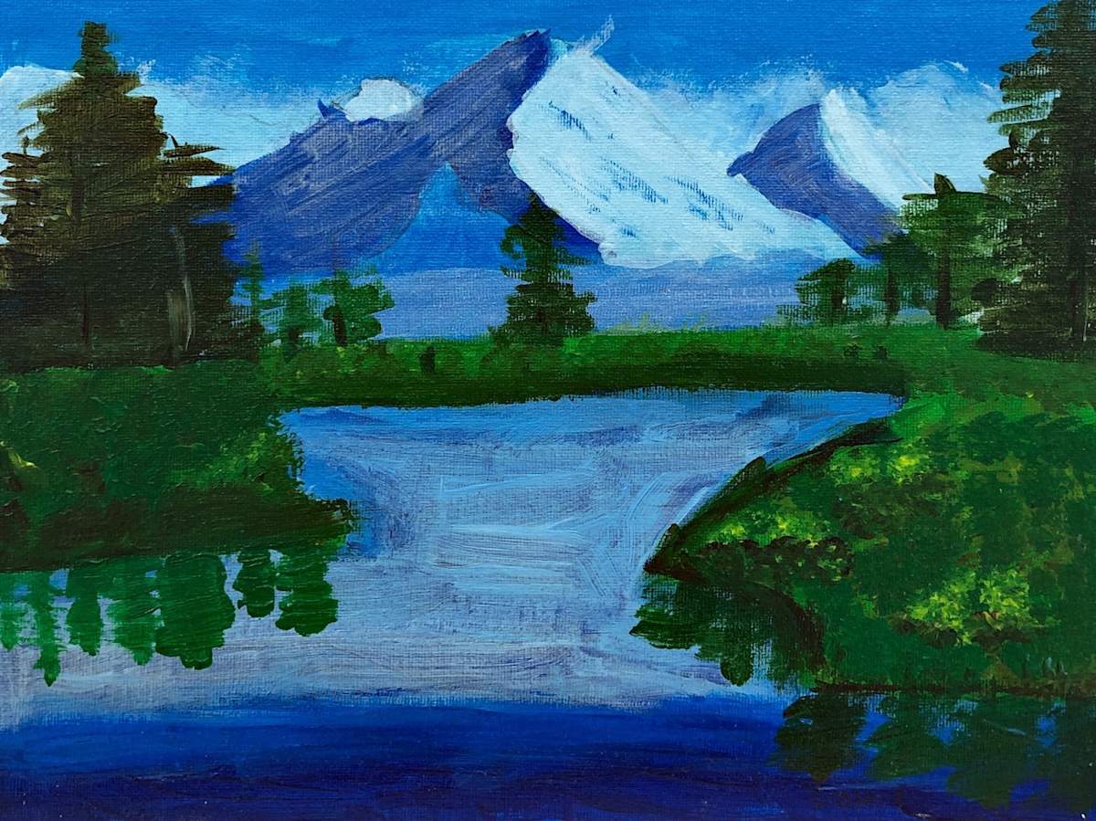 Mountain Lake by Cole 