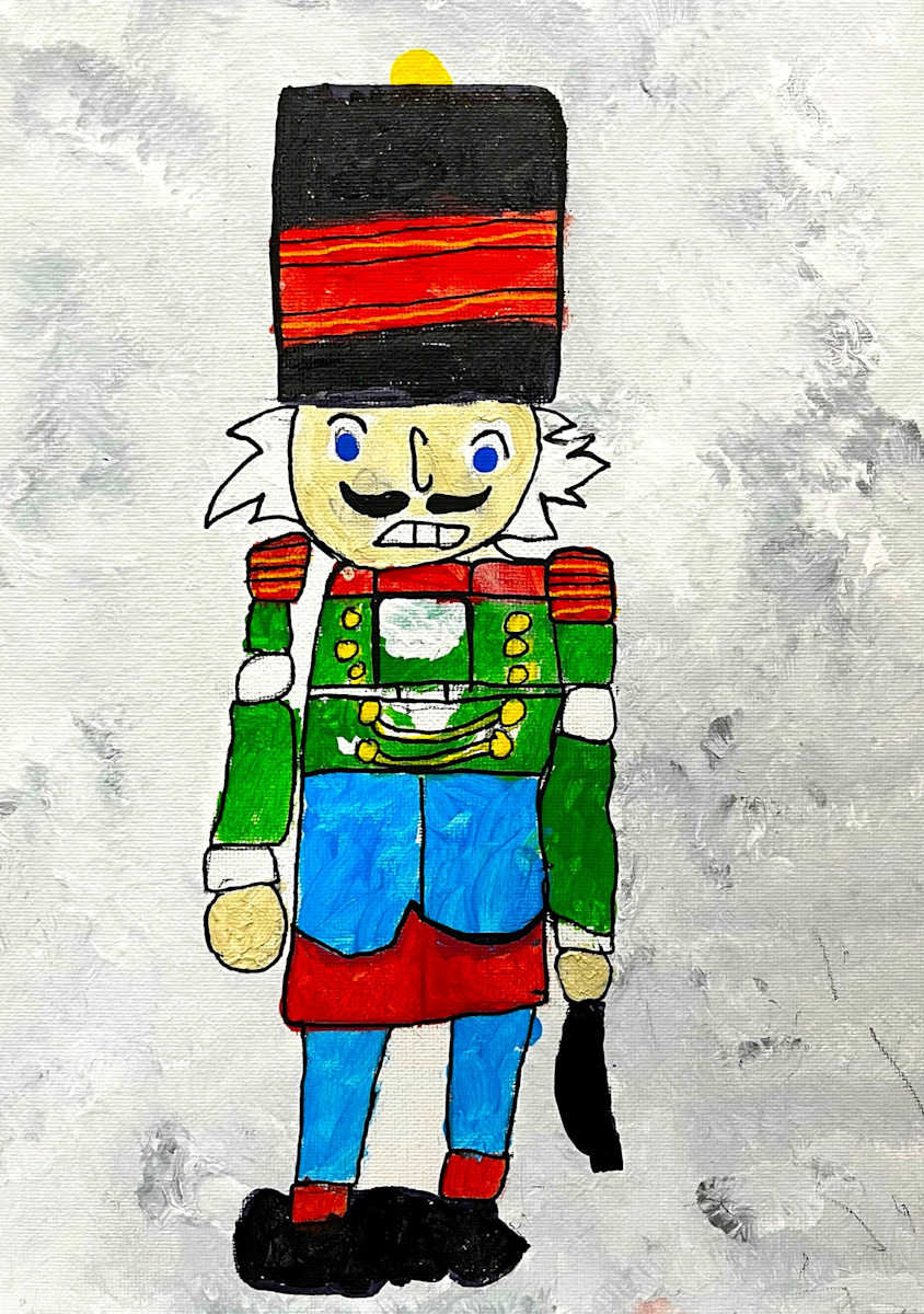 Nutcracker Snowy Background by NickL, Image 1.