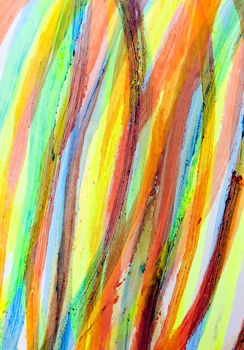 Pastel Vertical Circles by Spencer 