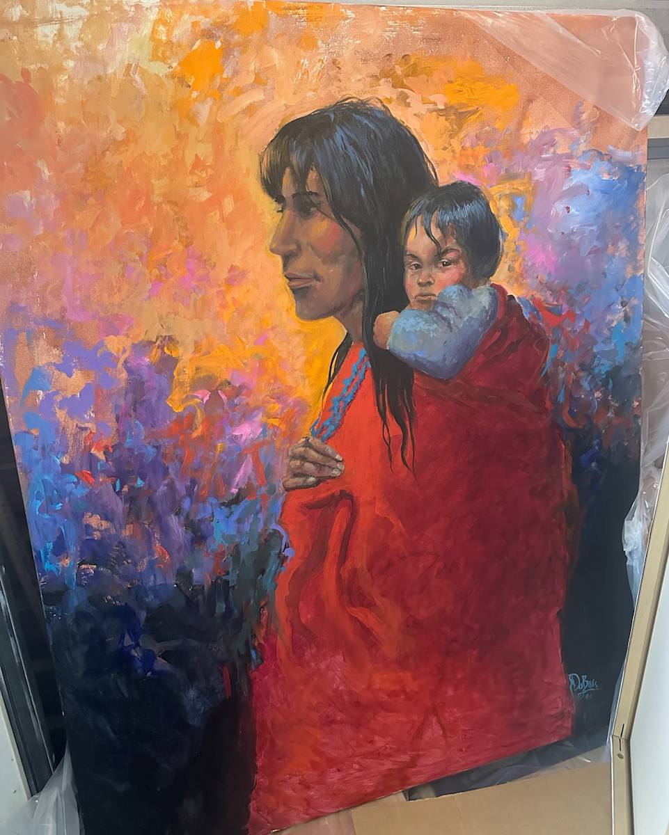 Mother & Indian Baby by Risa Dubois 