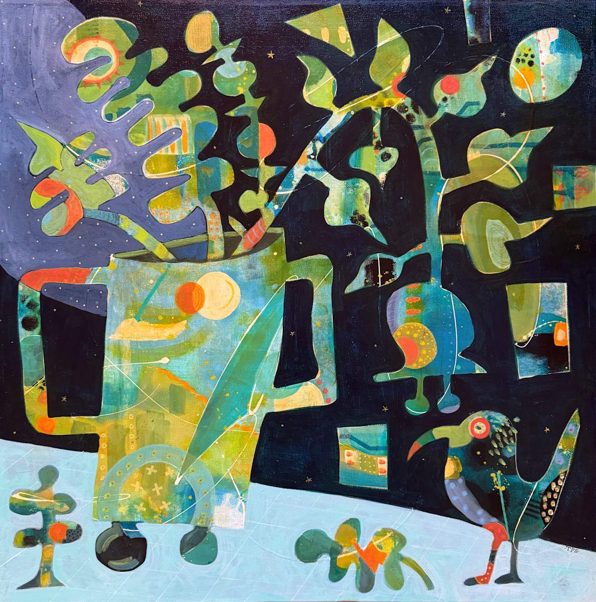 Grey Zone Flowers by Tracy  Page Stilwell 