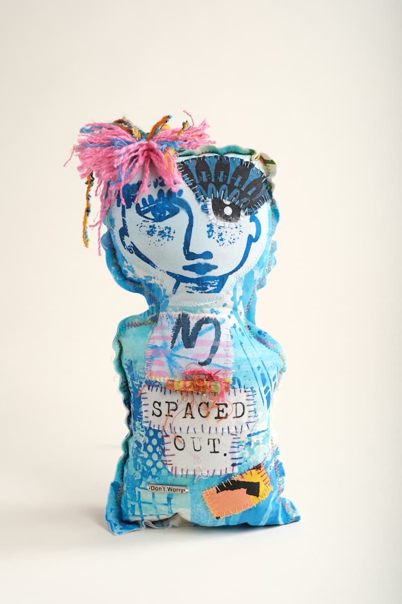 Spaced Out - Cloth Doll by Tracy Stilwell, Image 1.