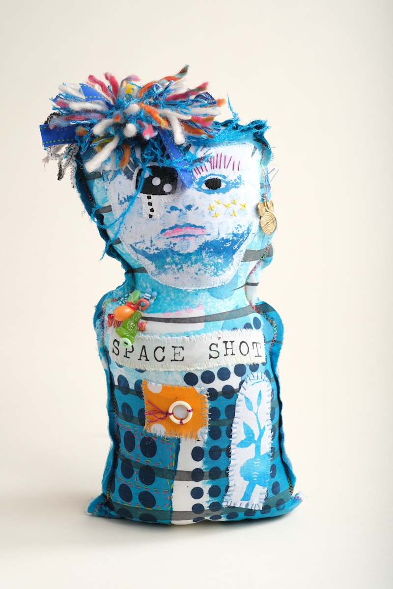 Spaceshot - Cloth Doll by Tracy Stilwell, Image 1.