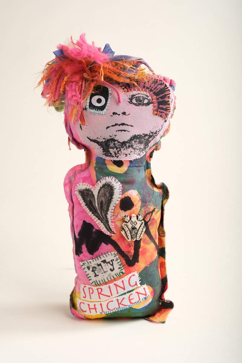 Spring Chicken - Cloth Doll by Tracy Stilwell, Image 1.