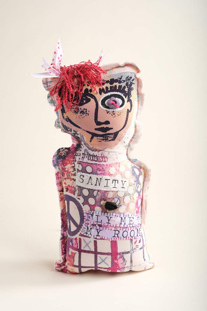 Sanity - Cloth Doll by Tracy Stilwell, Image 1.