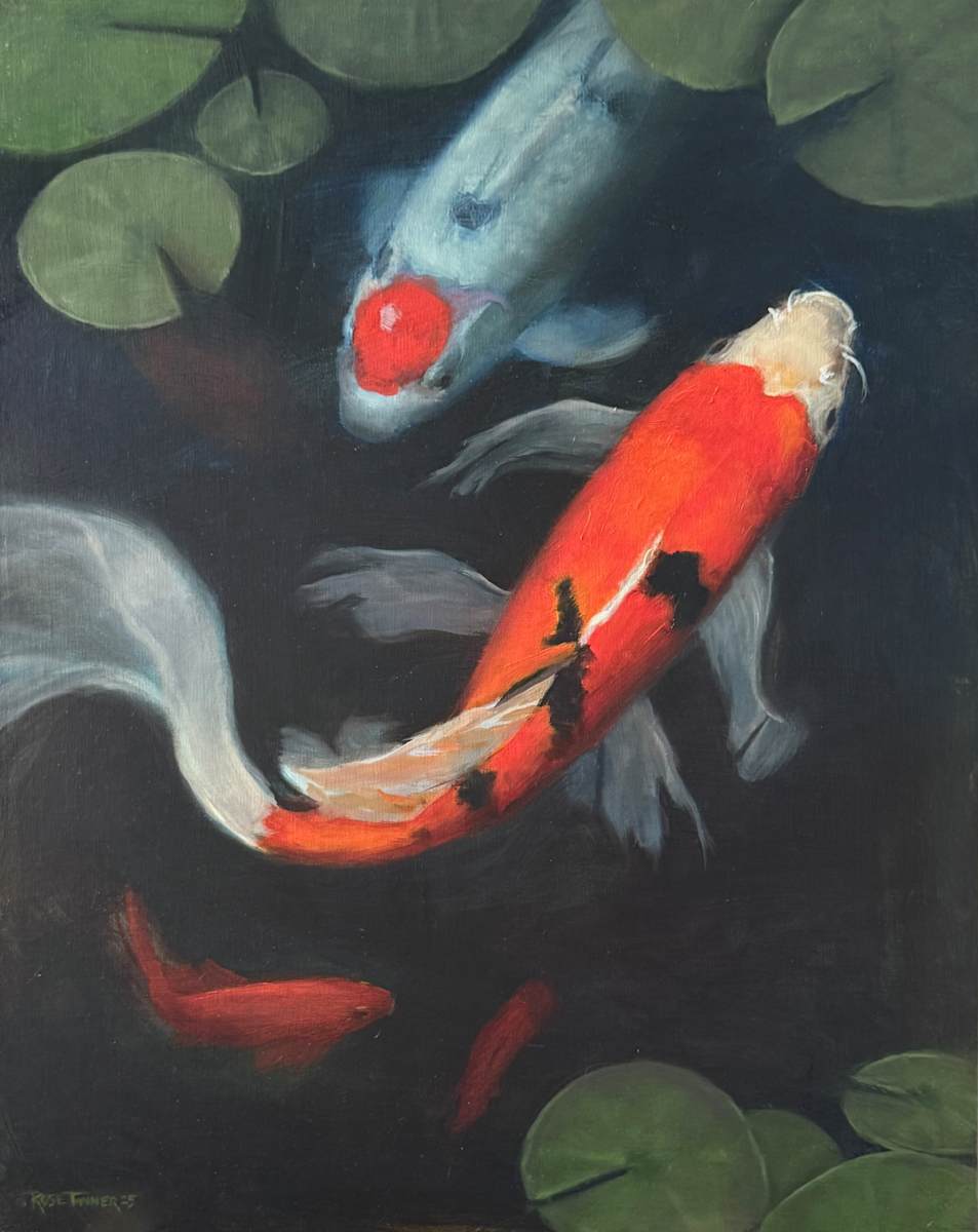 Koi Tranquility by Rose Tanner 