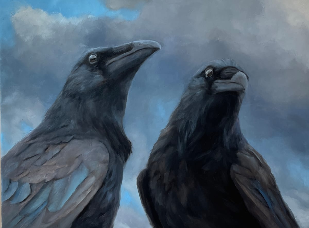 Young Ravens by Rose Tanner 