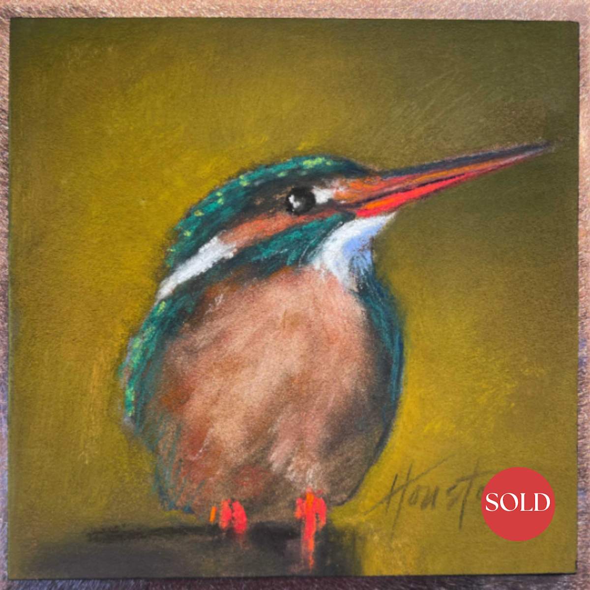 Whimsical Kingfisher by AMANDA HOUSTON, Image 2.