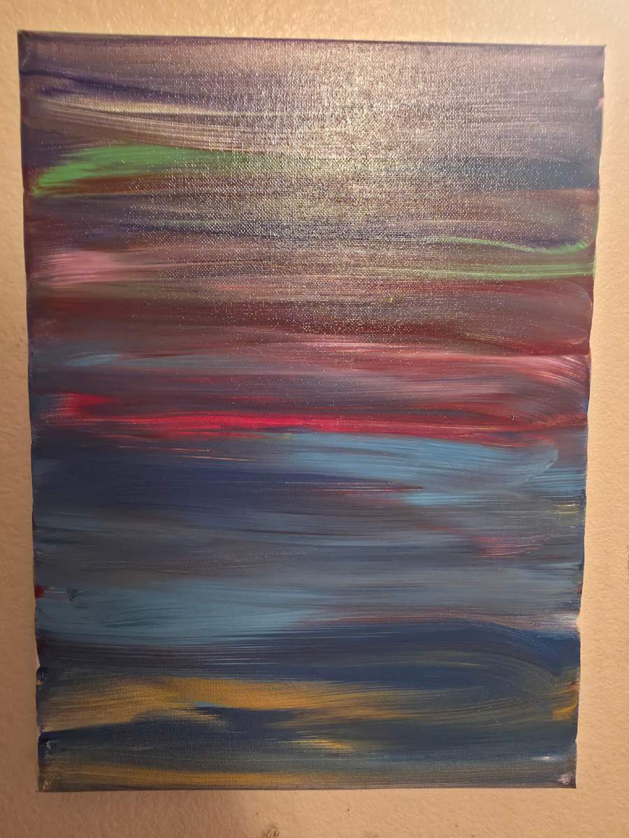 Rainbow Streak by Kyler by Nicole Warnock 