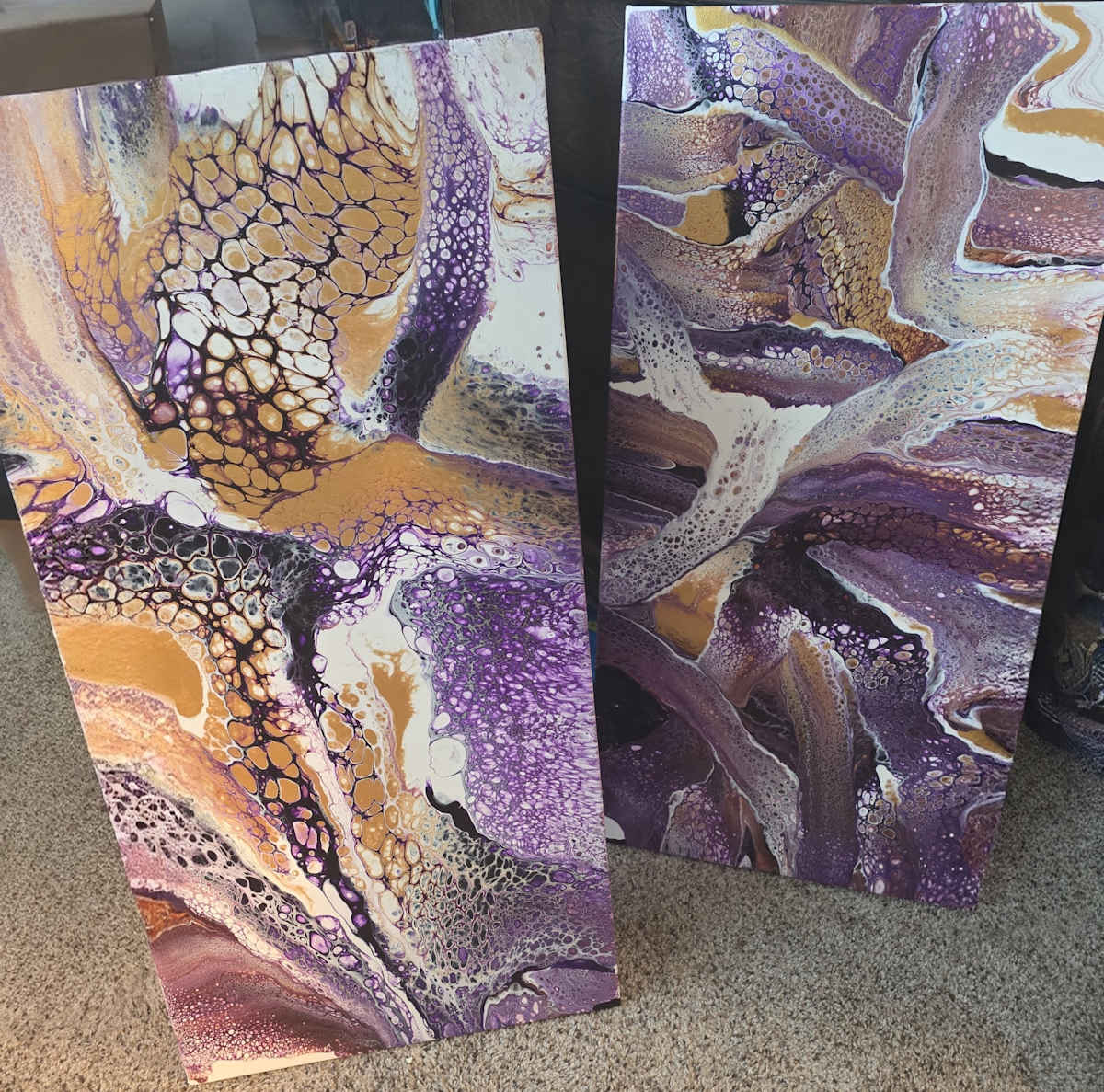 Shatterborn - Diptych by Nicole Warnock 