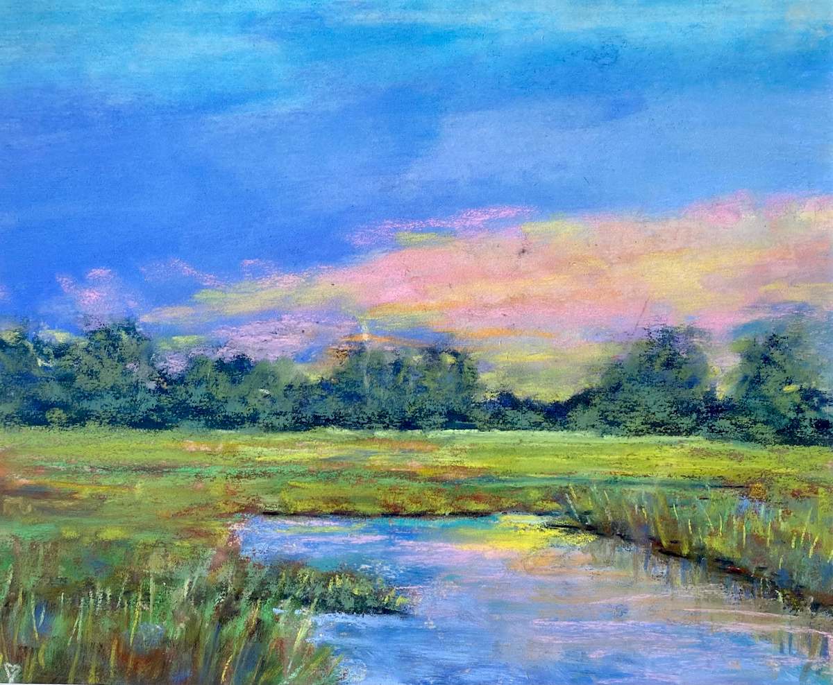 Pink Nightfall by Natalie Campbell 