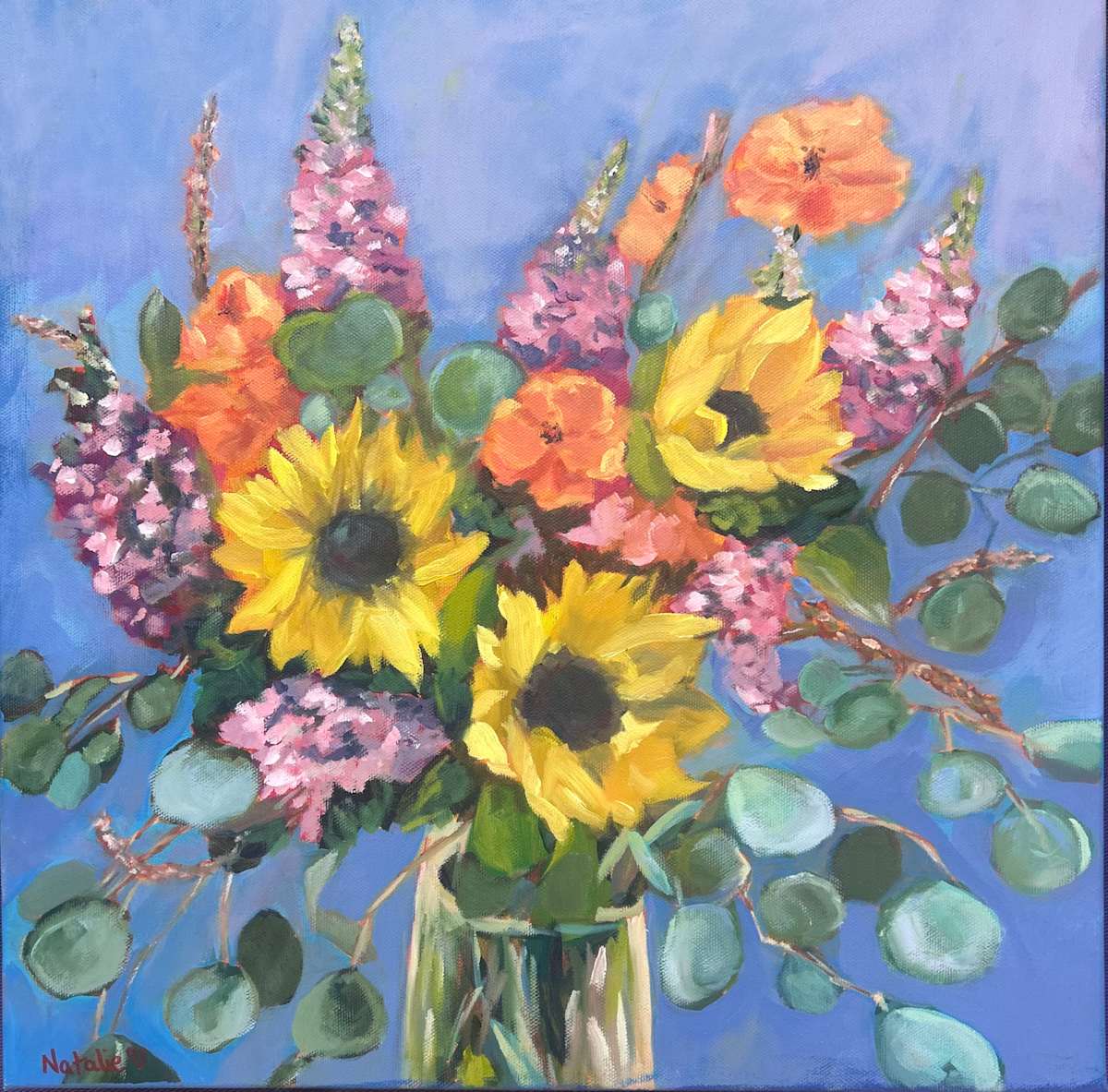 Gift, Unwrapped by Natalie Campbell  Image: 16x16 oil