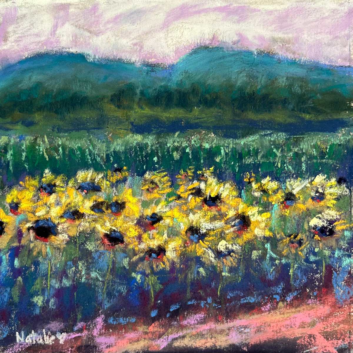 Field of Sunflowers by Natalie Campbell, Image 19.