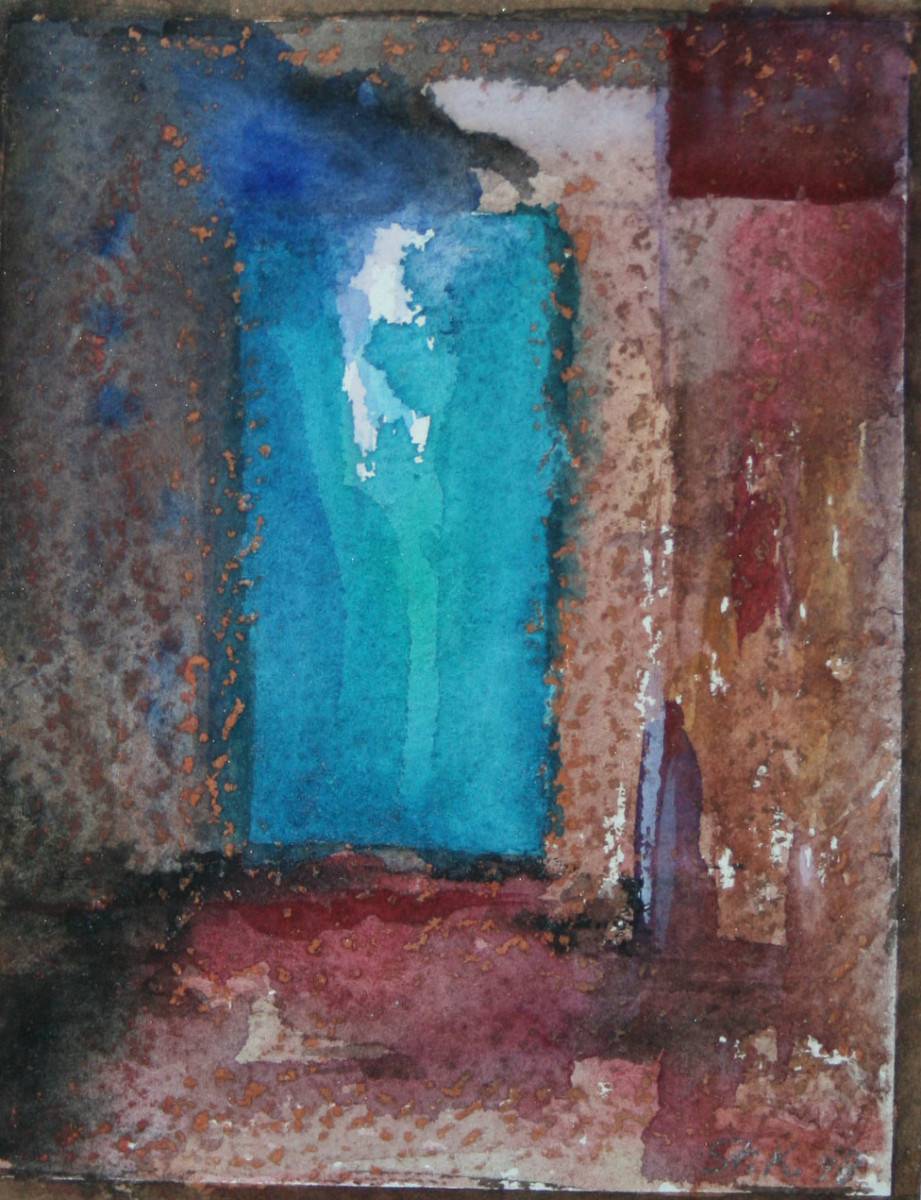 Durchblick tyrkis by Stefan Krauch 