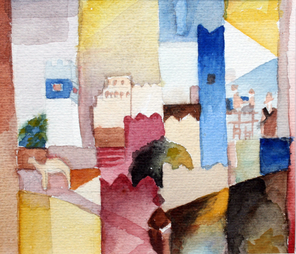 ohne Titel Macke Kopie by Stefan Krauch 